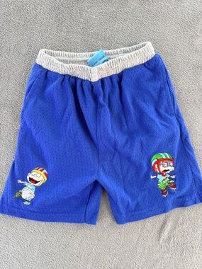 VTG 1996 RUGRATS SHORTS BOYS 6 ELASTIC WAIST YOUTH 90s NICKELODEON TOMMY CHUCKIE